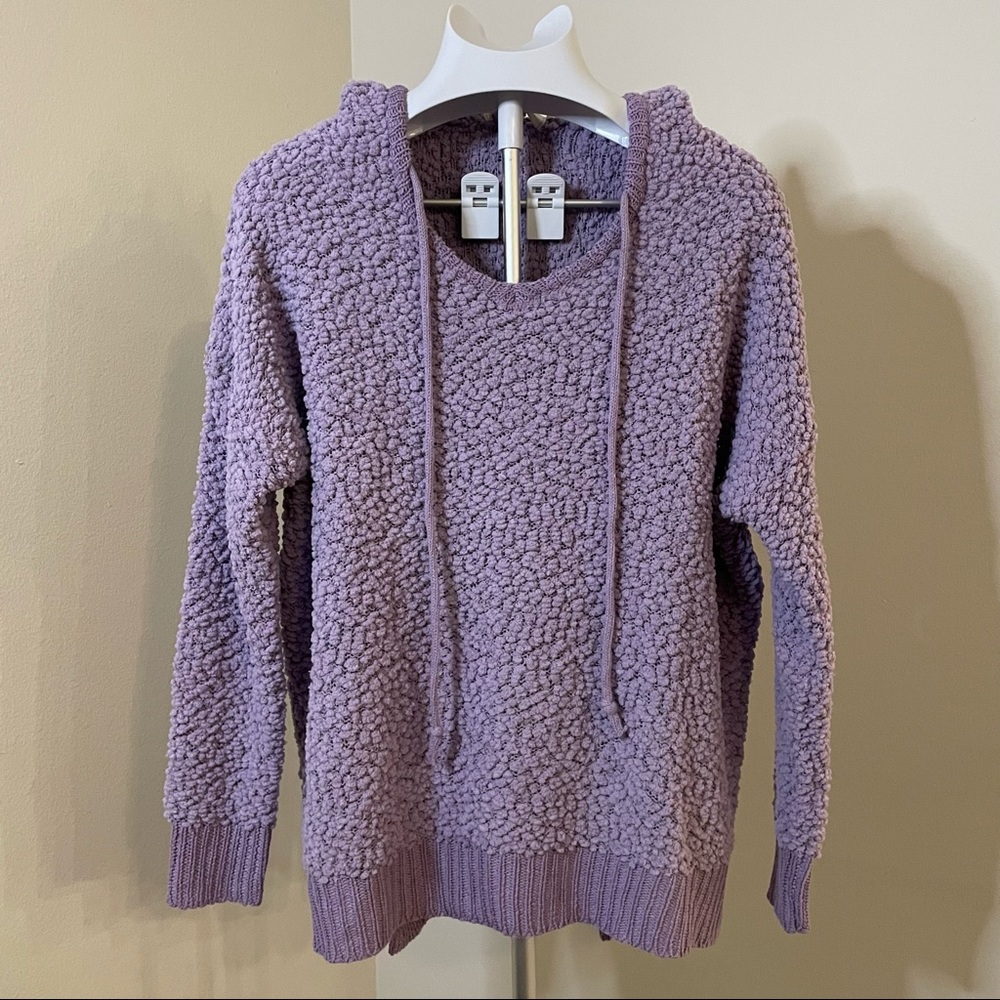 •NWOT• lavender popcorn puff hoodie